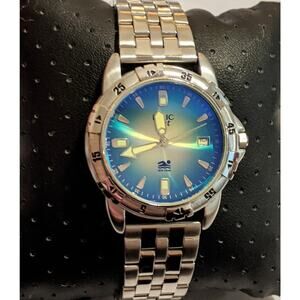 Vintage Relic Wet Mens Quartz Analog Diver's Watch Stainless 35mm 165FT ZR-11603